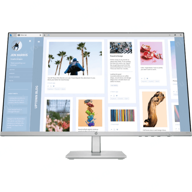 94C51AA  HP Series 5 27 inch - 527sh Monitor 1920x1080 FHD, 16:9, IPS, 300 cd/m2, 5 ms,  2xHDMI, VGA, 100 Hz,  Tilt,  HAS