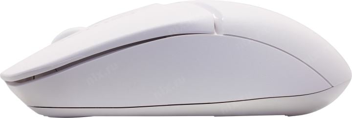 A4Tech FSTYLER Wireless&Bluetooth Optical Mouse <FB12 White>  (RTL) USB 3btn+Roll