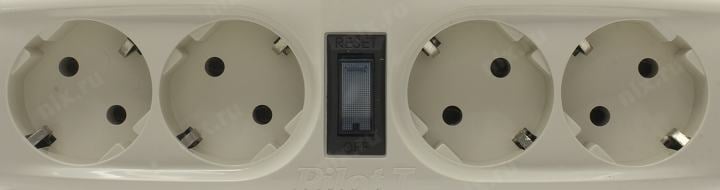 Сетевой фильтр ZIS  Pilot-T-USB  (4  розетки, 2xUSB)