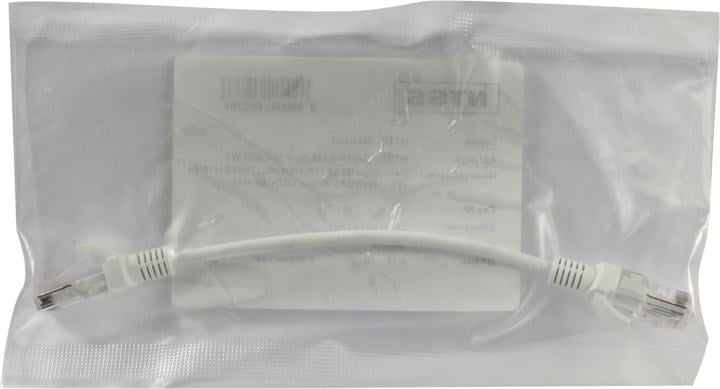 NTSS <NTSS-PC-UTP-RJ45-5e-0.15-LSZH-WT> Patch Cord UTP  кат. 5e0.15м, белый