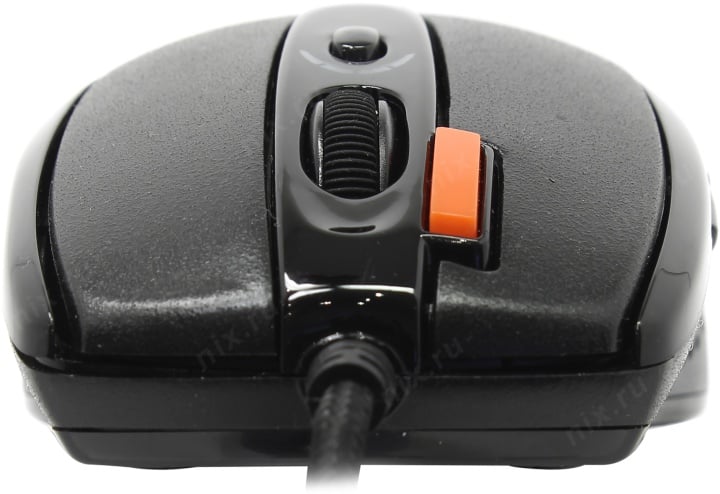 A4Tech Game Laser Mouse <XL-750BK-Black> (3600dpi)  (RTL) USB 7btn+Roll