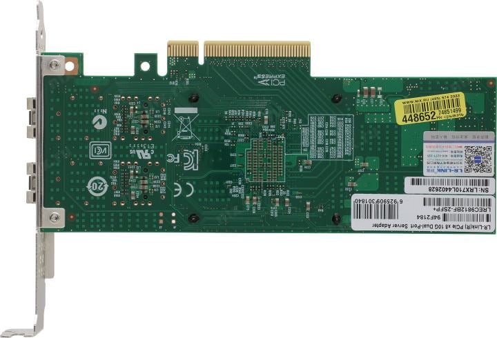 LR-LINK <LREC9812BF-2SFP+> Dual-port 10G SFP+ Ethernet Network Adapter PCI-Ex8  (2SFP+  10Gbps)