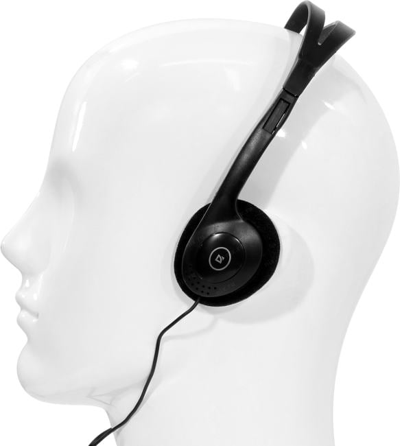 Defender Наушники стерео Aura 101 /накладные компактные/ Ø30 мм/рег. громк./ 3.5 mm jack/ кабель 1,8 м/ черный.