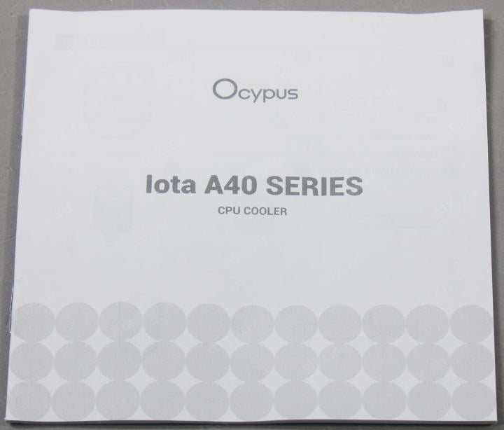 Ocypus <Iota-A40-WH1NNWD00X-GL> (4пин, 115x/1200/1700/18xx/AM5/AM4,  29дБ, 500-2000об/мин, Al+тепл.трубки)