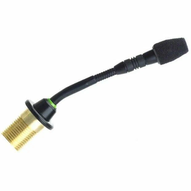 Суперкардиоидный конференц. микрофон на"гусиной шее" SHURE MX405/S с длиной  12,7 см , с предусилителем и двухцветным индикатором состояния (красный /зеленый) , цвет черный.