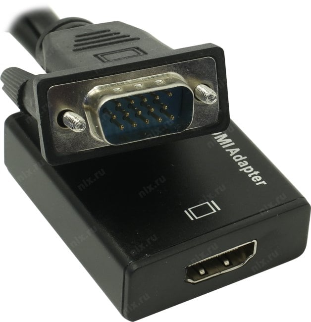 Espada <HCV0201> VGA to  HDMI  Converter  (VGA(15M)+Jack3.5-->HDMI 19F)
