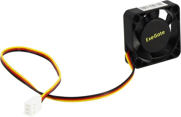 Exegate EX295217RUS Вентилятор 12В DC ExeGate ExtraPower EP04010S3P (40x40x10 мм, Sleeve bearing (подшипник скольжения), 3pin, 7500RPM, 36dBA)