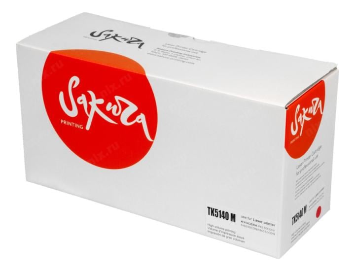 Картридж лазерный SAKURA SATK5140M (TK-5140M/1T02NRBNL0), пурпурный, 5000 страниц