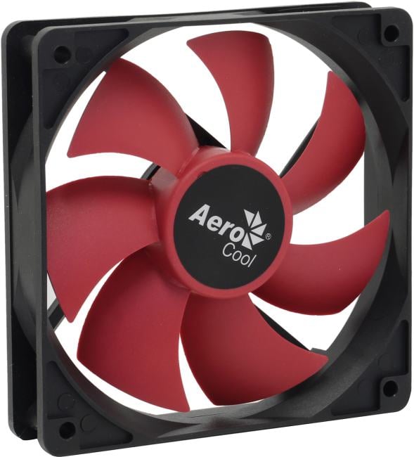 Aerocool Force 12 PWM Red (4пин, 120x120x25мм,  18.2-27.5дБ, 500-1500 об/мин)