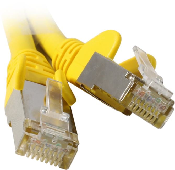 LAN-PC45/S6-2.0-YL Шнур коммутационный Lanmaster кат. 6 экр. FTP RJ45/RJ45 d 62 2м LSZH AWG26 жёлтый