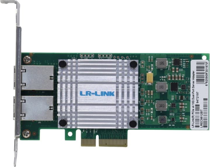 LR-LINK <LREC9812BT> Dual-port 10G Copper Ethernet Network Adapter PCI-Ex4  (2UTP  10Gbps)