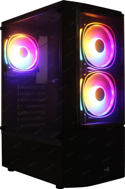 Miditower Aerocool <Quantum-G-BK-v2>  ATX без БП