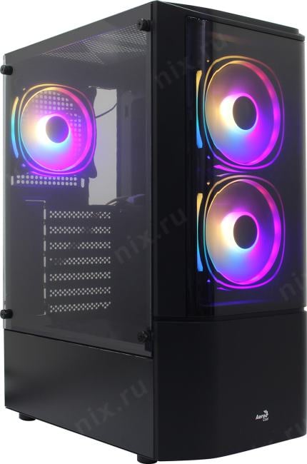Miditower Aerocool <Quantum-G-BK-v2>  ATX без БП