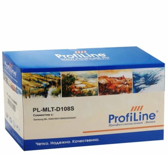 Картридж ProfiLine PL-MLT-D108S Картридж для Samsung ML-1640/1641/1645/2240/2241 с чипом 1500  копий  ProfiLine