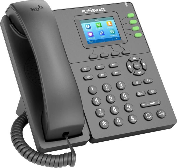 Телефон IP Flyingvoice P21P, серый