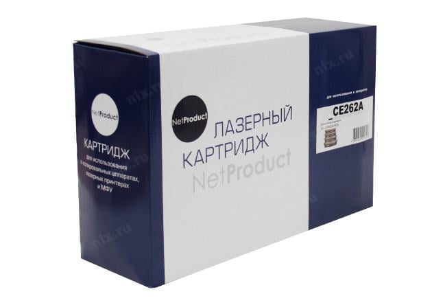 Картридж NetProduct N-CE262A, для HP CLJ CP4025/4525, Y, 11K