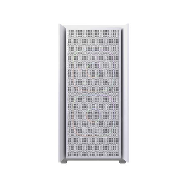 Корпус Powercase CMMSM03W-A3, mATX, Tempered Glass, 3×120mm ARGB PWM, белый