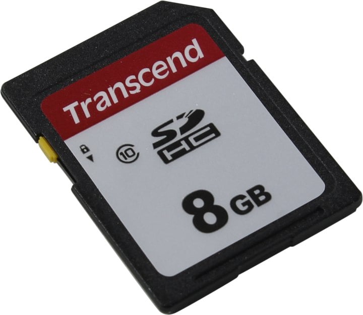SecureDigital 8Gb Transcend TS8GSDC300S {SDHC Class 10, UHS-I}