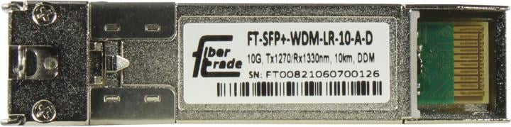 Fibertrade <FT-SFP+-WDM-LR-10-A-D> Модуль SFP+ (Simplex  LC,  SM)