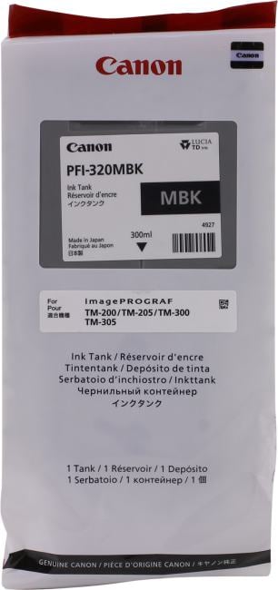 Чернильный контейнер Canon PFI-320MBK Matte Black  для  TM-200/205/300/305