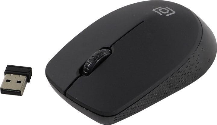 OKLICK Wireless Optical Mouse <486MW> <Black> (RTL) USB  3btn+Roll  <1196555>