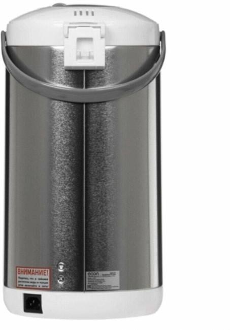 Термопот ECON ECO-500TP, 5л., 750Вт, белый серебристый (ECO-500TP)