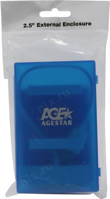 AgeStar <SUBCP1-Blue>(Внешний бокс для 2.5"  SATA HDD, USB2.0)