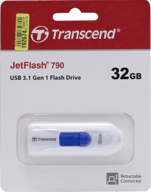 Transcend <TS32GJF790W> JetFlash 790 USB3.0  Flash  Drive  32Gb (RTL)