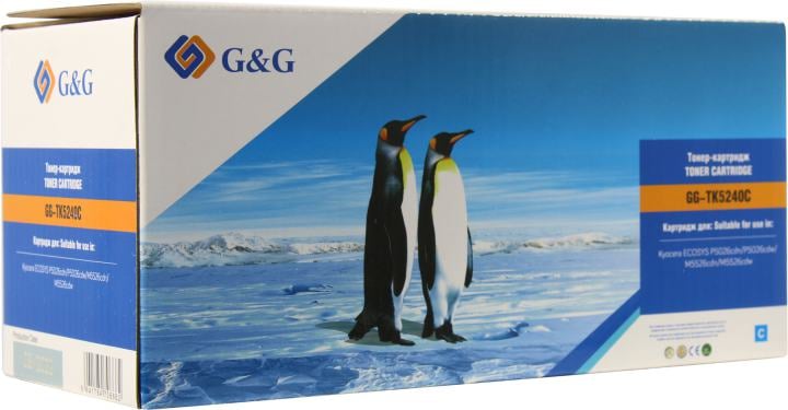 Картридж G&G GG-TK5240C Cyan  для  Kyocera  Ecosys P5026cdn/P5026cdw/M5526cdn/M5526cdw