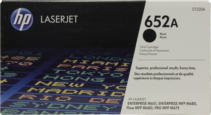 Тонер-картридж HP 652A Black для CLJ Enterprise M651n/dn/xh MFP M680dn/f/z (11500 стр) ( CF320A )