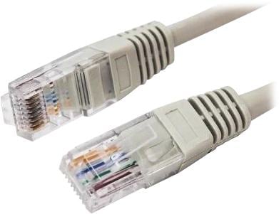 Кабель патч-корд, Filum FL-U5-0.5M U/UTP 5e cat. 0.5м, 26AWG(7x0.16 мм), омедненный алюминий (CCA), PVC, серый