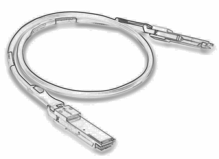 Кабель Fibertrade FT-SFP+-CabP-AWG30-3, DAC 10G SFP+ – SFP+, 3м