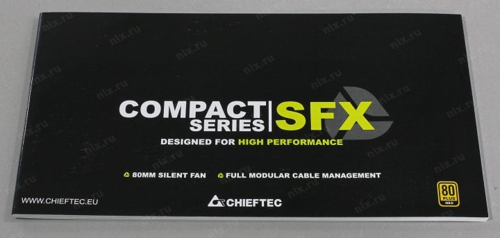 Блок питания Chieftec Compact <CSN-450C> 450W  SFX  (24+2x4+2x6/8пин)  Cable Management