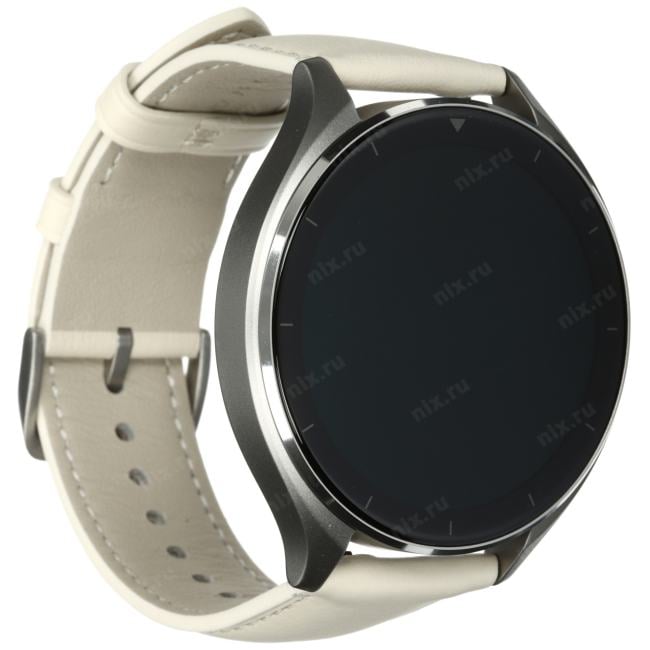 BHR9306GL Смарт-часы Xiaomi Watch 2 Titan Gray Case  With  White  Leather Strap