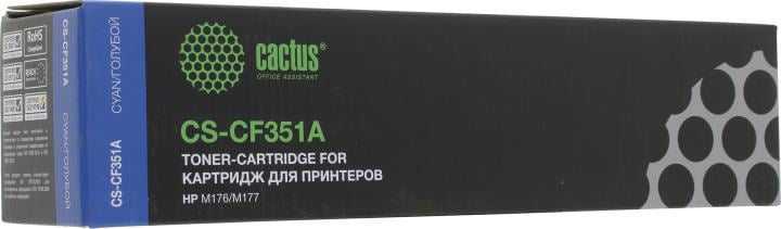 Картридж Cactus CS-CF351A Cyan для HP  LJ Pro M153/M176/M177