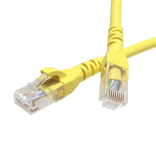 Кабель патч-корд U/UTP 5e кат. 7м. DKC RN5EUU4570YL LSZH,  желтый, "RAM telecom"