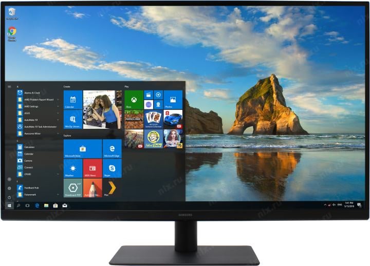 27"    ЖК монитор Samsung ViewFinity S6 S61F S27F610EAI с поворотом экрана (LCD,  2560x1440, HDMI, DP)