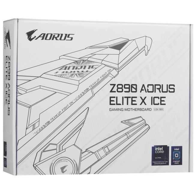 GIGABYTE Z890 AORUS ELITE X ICE (RTL) LGA1851 <Z890> 3xPCI-E 2.5GbLAN+WiFi+BT  SATA ATX 4DDR5