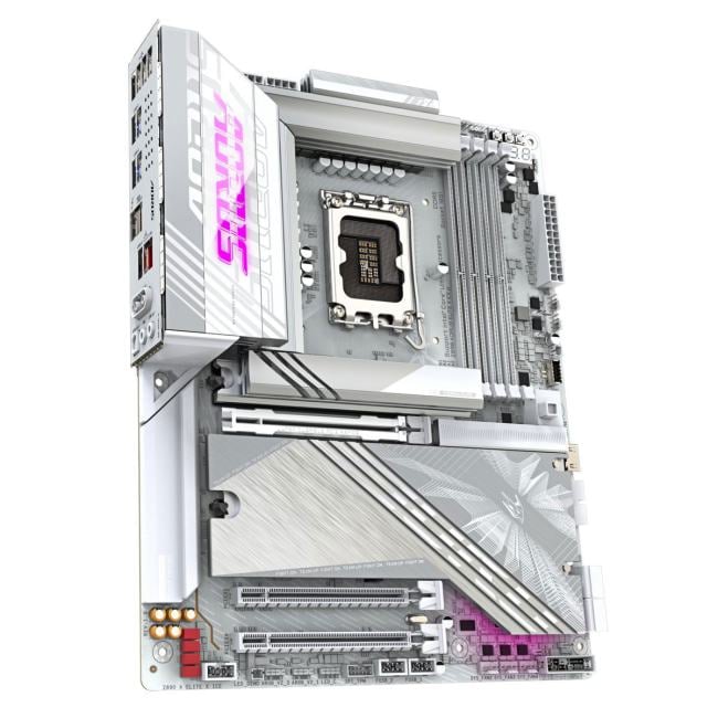 GIGABYTE Z890 AORUS ELITE X ICE (RTL) LGA1851 <Z890> 3xPCI-E 2.5GbLAN+WiFi+BT  SATA ATX 4DDR5