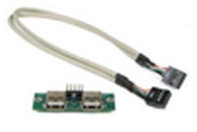 Аксессуары Chenbro 80H02342301A0 AS'Y PCB,USB 3.0 REV.A0,RM42300e07,DUAL PORTS W/CABLE 750MM {60}