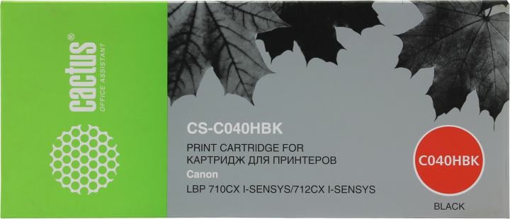 Картридж Cactus CS-C040HBK для  Canon LBP 710CX/712CX