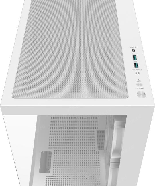 Miditower Deepcool CG380 3F WH <R-CG380-WHAGM3-G> White MicroATX  без  БП,  с окном