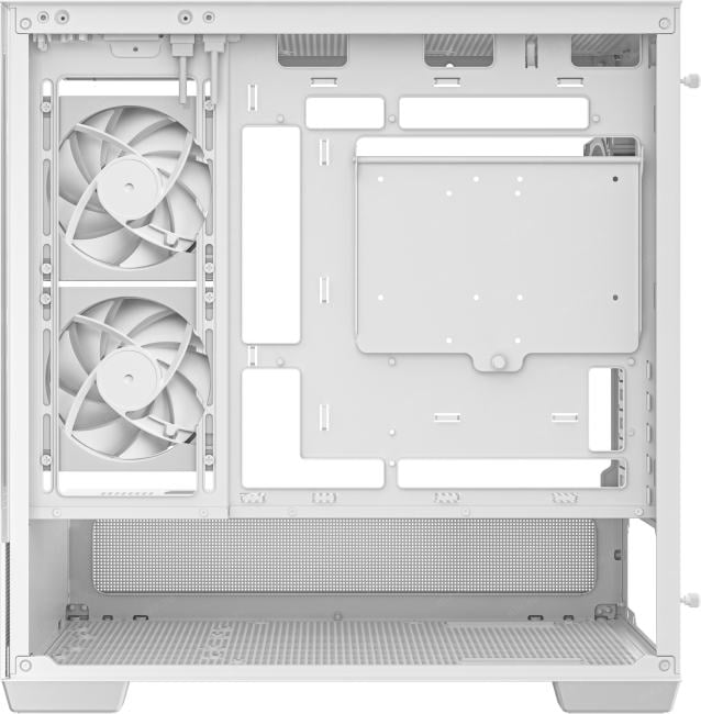 Miditower Deepcool CG380 3F WH <R-CG380-WHAGM3-G> White MicroATX  без  БП,  с окном
