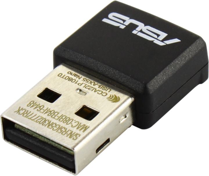ASUS <USB-AX55 Nano> USB WiFi  Adapter (802.11a/b/g/n/ac/ax, USB2.0)