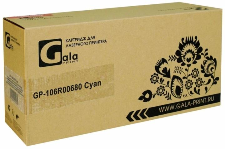 Картридж лазерный GalaPrint GP-106R00680 голубой (5000 стр) для Xerox Phaser 6100/6110/6110B/6110N/6110MFP/B/6110MFP/S/6110MFP/X
