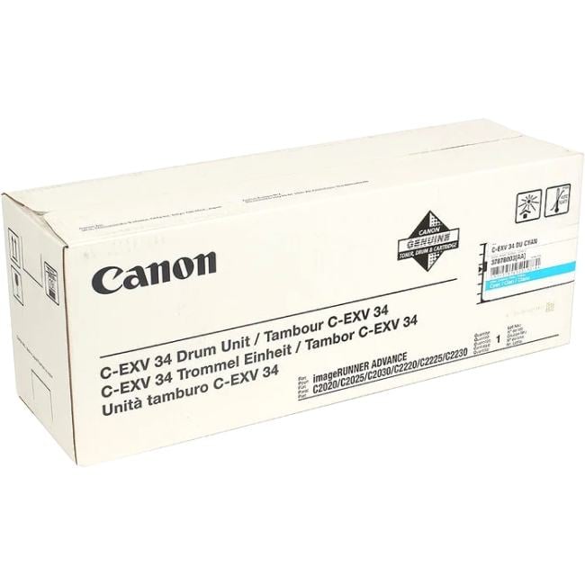 Фотобарабан Canon C-EXV34 DU  Cyan  для  iR C2020/2025/2030/2220/2225/2230