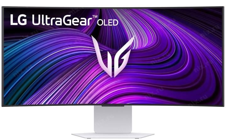 34"    ЖК монитор LG UltraGear 34GX90SA-W (Curved LCD, 3440x1440, HDMI,DP, LAN, WiFi, BT, Smart TV,  USB 2.0 Hub)
