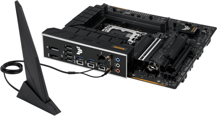 ASUS TUF GAMING B760M-BTF WIFI D4 (RTL) LGA1700 <B760> 2xPCI-E HDMI+DP 2.5GbLAN+WiFi+BT  SATA MicroATX 4DDR4