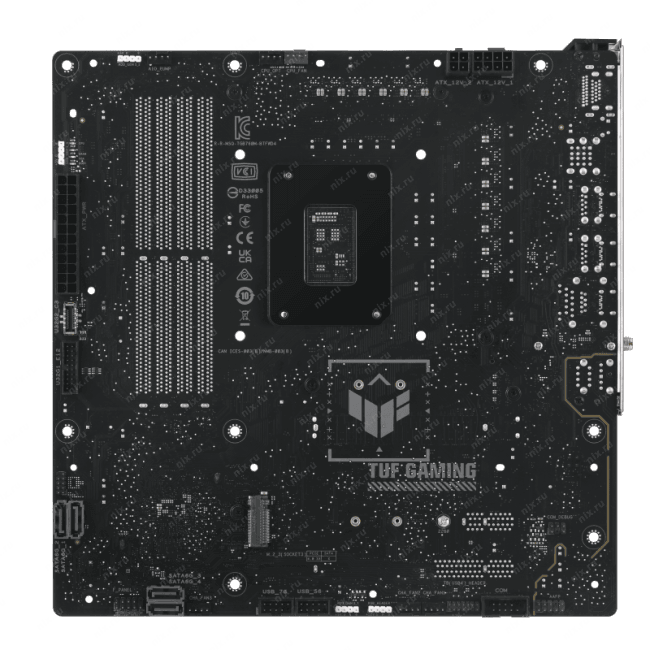 ASUS TUF GAMING B760M-BTF WIFI D4 (RTL) LGA1700 <B760> 2xPCI-E HDMI+DP 2.5GbLAN+WiFi+BT  SATA MicroATX 4DDR4