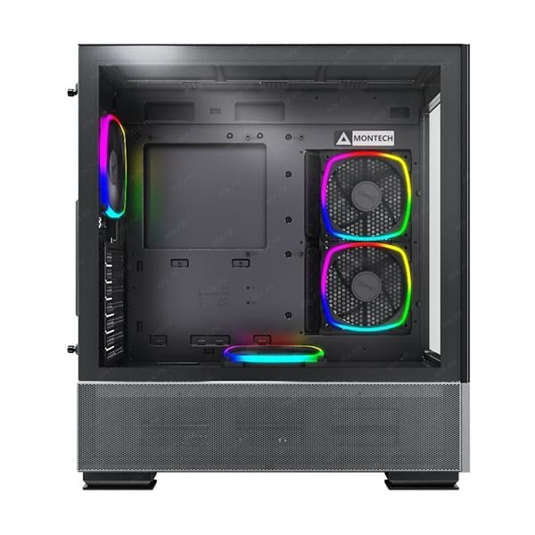 Корпус Montech SKY TWO Black / ATX / 4x120mm ARGB  fans,  hub  / SKYTB
